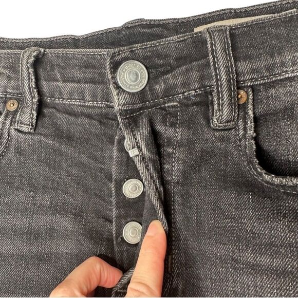 |EUC| ALL SAINTS Cigarette Button Fly Mini Shorts - Picture 2 of 9